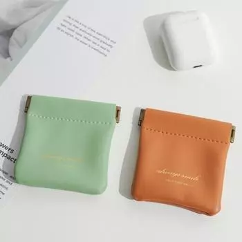 Storage Bag Multifunctional Waterproof Portable Faux Leather Small Female Cosmetic Bag for Daily Use S