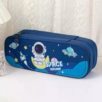 Storage Capibara Pencil Case PU Capibala Stationery Box Capibala Double Pen Bag School
