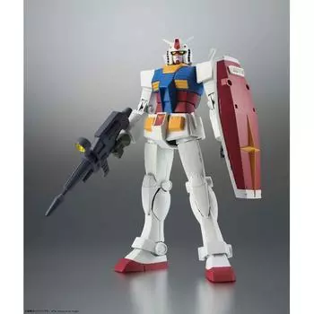 ROBOT Spirits Mobile Suit Gundam [SIDE MS] RX-78-2 Gundam ver. АНИМЕ. [ЛУЧШИЙ ВЫБОР] Приблизительно. 125 мм окрашенная подвижная фигурка из АБС и ПВХ