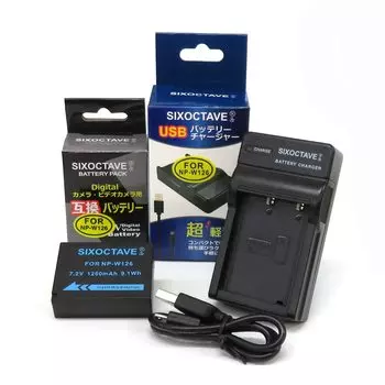 str Совместимый с Fujifilm и USB-зарядное устройство X100F X100V X HS30 EXR HS50 Совместим с EXR II X100VI NP-W126 NP-W126S BC-W126 2-х компонентный X-T20 X-A3 X-A1