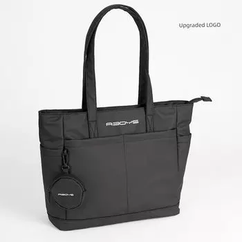 Strada Japanese Style Multi-Compartment Fall and Winter Work Clothing Large Bag Black