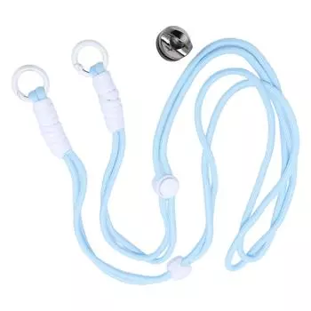 Страховочный шнур для экшн-камеры, пряжка из алюминиевого сплава, быстросъемный нейлоновый ремешок для камер POCKET 3 светло-синий