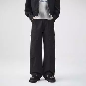 Straight Jeans Men s Spring and Summer American High Street Boys Loose Draped Casual Wide-leg Pants S