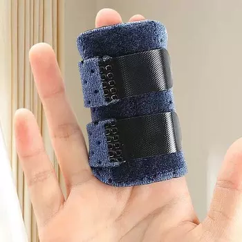Straightening Fixed Finger Cots Joint Stabilizer Finger Correction Brace Men/Women темно-синий