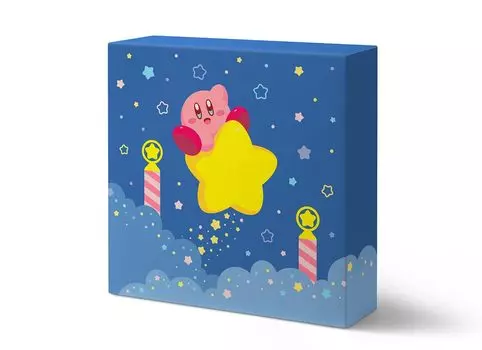 Страна грез Светящееся холщовое искусство x Подарочная коробка Кирби (Варп-звезда)