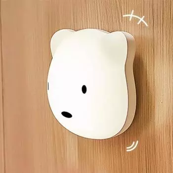 Strange New Lamp Animal Night Light Rechargeable Stepless Dimming Night Light LED Creative Bedroom Decoration Feeding Light Yellow light