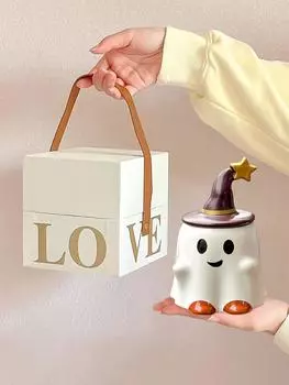 Strange water cup with lid450ML, creative and trendy holiday gifts, practical small gifts for couples