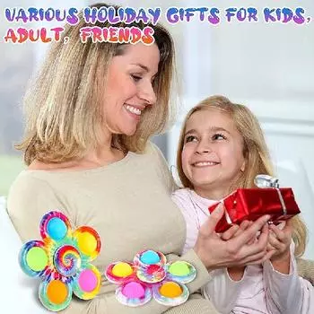 Странная декомпрессия Finger Gyro Bubble Music Декомпрессионная игрушка Pinch Music 4 стиля