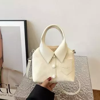 Странная креативная сумка для одежды, женская мода, нишевый дизайн, чувство, сумочка, мессенджер, маленькая квадратная сумка