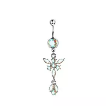 Странный пупок, ноготь, Ab, цвет, толстый стержень, сова, слон, животное, кольцо в пупке, подвеска в виде бабочки, сына