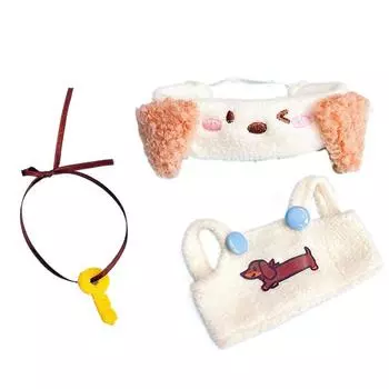 Strap Dress 10cm Cotton Doll Clothes Dog Set Doll Clothes Set Doll Clothes Outfit 10cm Cotton Doll style 1