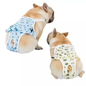 Strap Girl Dogs Underwear Puppy Jumpsuits Dog Diaper Physiological Pants Sanitary Panties L жёлтый