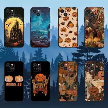 Страшный чехол для телефона «Счастливый Хэллоуин» для iPhone Samsung Galaxy Redmi Xiaomi Oppo OnePlus Note SA 7 8 9 10 11 12 13 14 20 21 22 23 53 54 Pro Max Ultra iPhone 6 or 6S