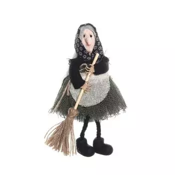 Страшный Хэллоуинский фартук Кукла ведьмы Милый Хэллоуинский кулон ведьмы Декор для Фестиваля призраков