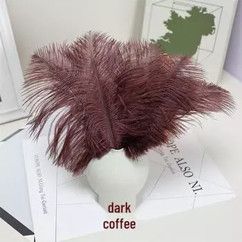 Страусиные перья 20-25 см для сценических выступлений, рукодельных украшений и декоративных материалов