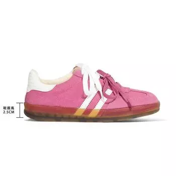 Strawberry bear new pink casual shoes versatile little white shoes inner height increase retro shoes women s shoes 34