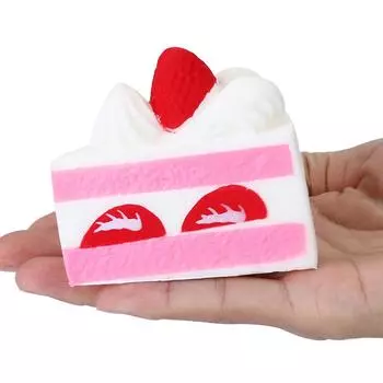 Strawberry Cake Scented Slow Rising Kids Toy Stress Relief Toys Charm