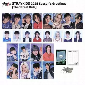 Stray Kids 2025 Поздравления с праздниками Дети улиц Фотокарточка Удостоверение личности Фото Сообщение открытка Changbin - Message Card