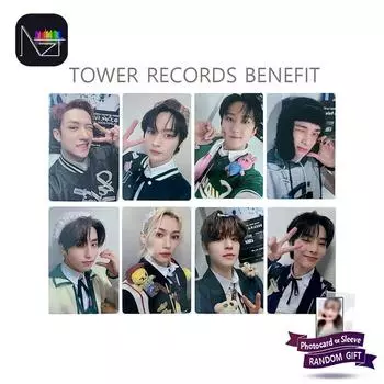 Stray Kids 5-звездочный тур по куполу 2023 TOWER RECORDS BENEFIT фотокарточка 1 комплект 2 SET