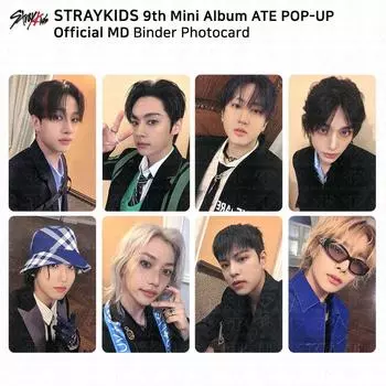 Stray Kids 9-й мини-альбом ATE POP-UP MD Binder Photocard KPOP Changbin