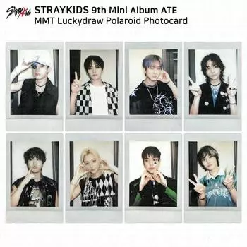 Stray Kids 9-й мини-альбом ATE MMT Lucky Draw Polaroid Photocard KPOP K-POP Changbin