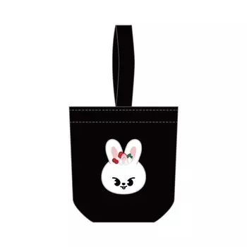 STRAY KIDS Canvas Bag Penlight Canvas Bag PB005 (BLACK_LEEKNOW)