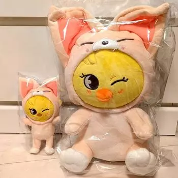 Stray Kids Fan Connecting SKZ TOY WORLD BbokAri Мягкая кукла и сумка с подвесками