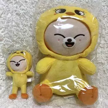 Stray Kids Fan Connecting SKZ TOY WORLD FoxI.Ny BbokAri Мягкая кукла и сумка с подвесками