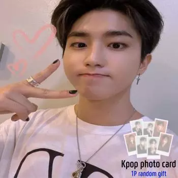 Stray Kids HAN Pick) Мини-хирургическое ожерелье с застежкой-молнией в форме сердца