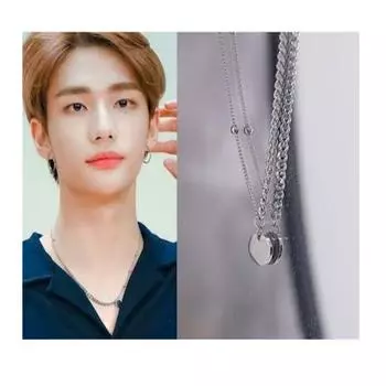 Stray Kids Hyunjin носят ожерелье Li&Li