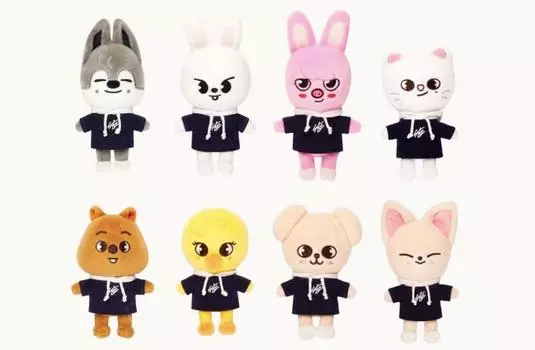 Stray Kids Magic School Skzoo мягкая игрушка Mini Ver 8 типов полный набор с фотокарточкой