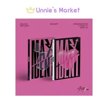 Stray Kids MAXIDENT Стандартная версия.(T-CRUSH ВЕР. / СЕРДЦЕ ВЕР.) + Бесплатный подарок RANDOM(1EA)