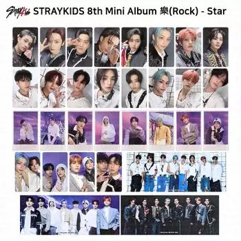 Stray Kids SKZ 8-й мини-альбом Rock Star Rockstar Rock Roll Limited Ver Unit Фотокарточка Bangchan - Film PC