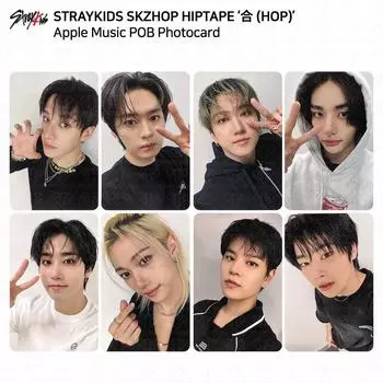 Stray Kids SKZHOP HIPTAPE HOP Apple Music POB Фотокарта KPOP K-POP Hyunjin Changbin