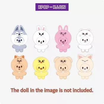 Stray Kids SKZOO 10CM МЯГКИЙ НАРУЖНИК - SKZ 5 CLOCK Wolf Chan