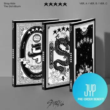 Stray Kids The 3rd Album 5-STAR Standard ver.. & МАГАЗИН JYP ПОБ Random version 1ea