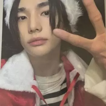 Straykids Straykids Hop Popup Store Фотокарточка Санты Хёнджина