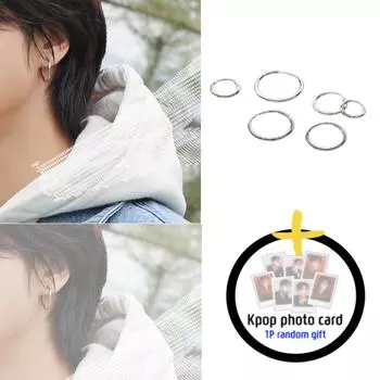 [StrayKids Style] Серьга-перерождение One-Touch 8mm