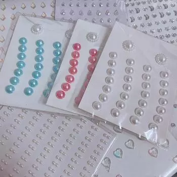 Стразы для лица Драгоценности Алмазные глаза Макияж Искусство Подводка для глаз Блестящие наклейки для украшений для лица Временная татуировка Партия Инструменты для макияжа тела