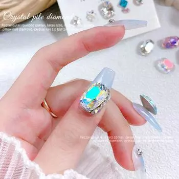 Стразы креативные 3D искусственные кристаллы подвески чехол для телефона декор DIY аксессуары для ногтей принадлежности для маникюра A