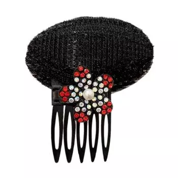 Стразы невидимые пушистые накладки для волос губка зажимы Puff It Hair объемные волосы голова вверх девушки Bun Ba I3J6 White-One size