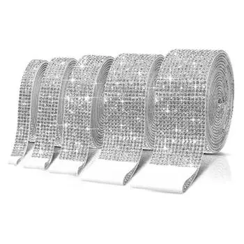 Стразы Самоклеящиеся наклейки с бриллиантами Ювелирные аксессуары Стеклянные наклейки с бриллиантами 11 белый