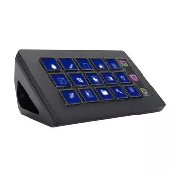 Stream Deck Studio 15 Пользовательские макросы ЖК-аудиомикшера Действия триггера для работы с Mac и ПК Контроллер, клавиши, OBS, Twitch, YouTube,
