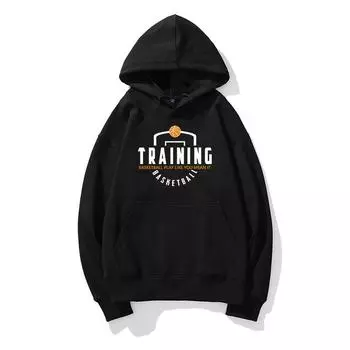 Street Basketball Print Hoodie Women s Unisex Outdoor Sports Leisure Hoodie L чёрный