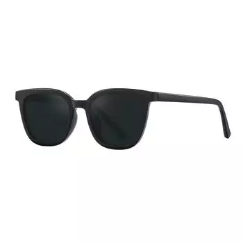Street Photos Black Frame Sunglasses Punk Eyewear Travel Accessories Black Shades Glasses Beach black gray