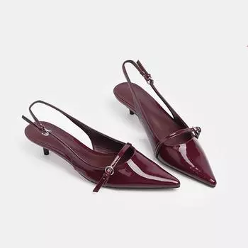 Street Style Pointed Toe Women Sandals Design Style High Heels Shoes Summers Banquet Party Dress Sandalias 35 чёрный