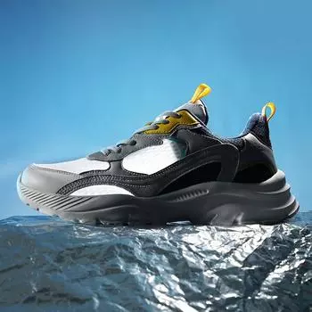 Street Style Shoes For Men Trend Sport Casual Walking Sneakers Men Platform Basketball Shoes Male Large Size 48 Man Sneakers 38 чёрный