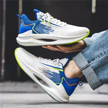 Мужская обувь в уличном стиле, белые прогулочные туфли, мужские кроссовки на платформе, мужские спортивные повседневные кроссовки, мужские летние 39 синий