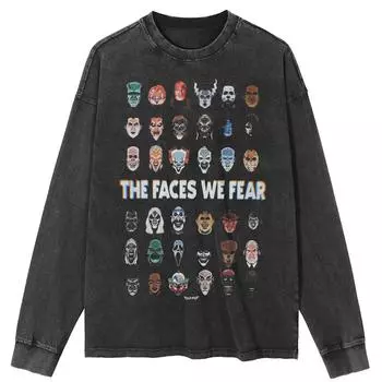 Футболка уличная Marks Graphic Washed Black, хлопковая, унисекс, топы, футболки, большие размеры, длинная футболка S чёрный