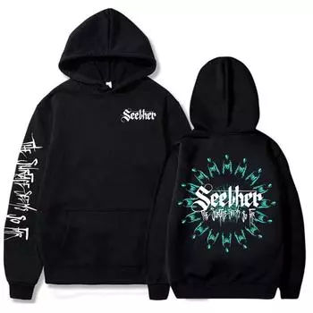 Streetwear Unisex Seether The Surface Seems So Far Album Hoodies Long Sleeve Male Graphic Sweatshirts Moletom Men Hoodie S